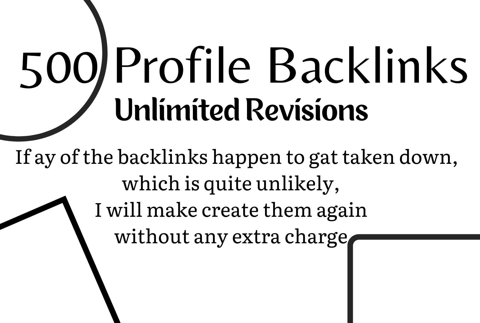 500 Profile Backlinks from Unique Domains off page SEO