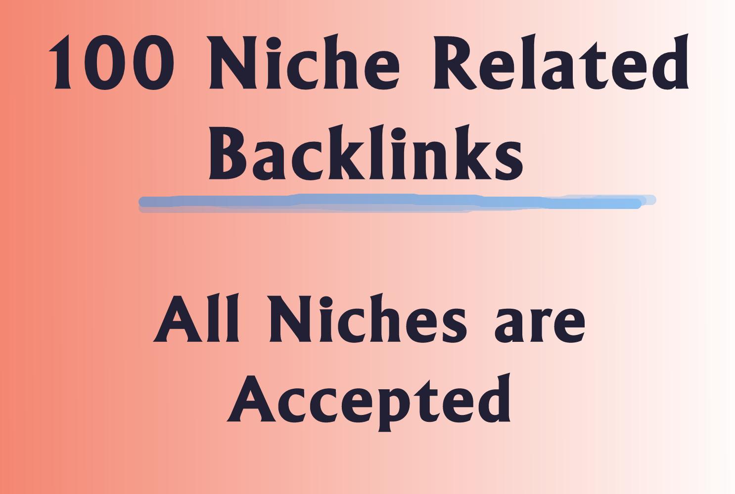 100 Niche relevant Backlinks forum and blog commenting