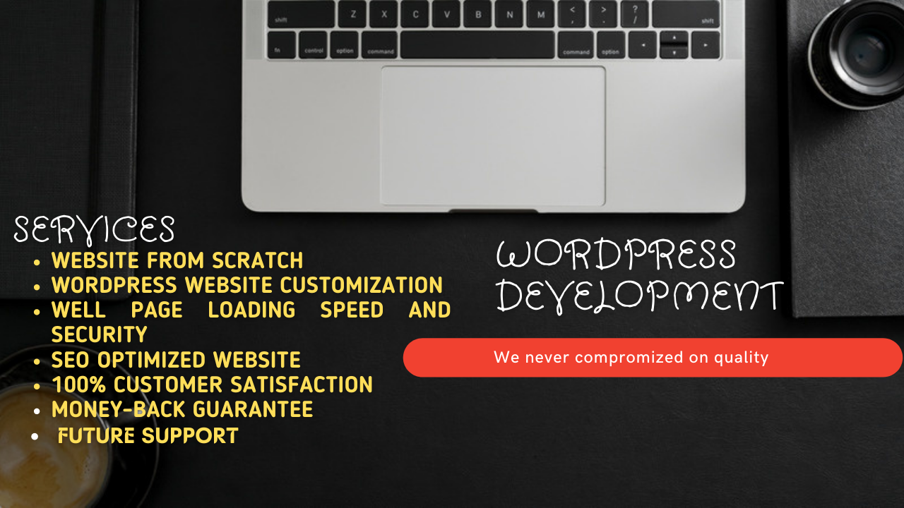 I will design seo friendly WordPress website 