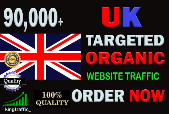 90,000 High Quality British, UK web visitors real targeted Genuine web traffic from United Kingdom