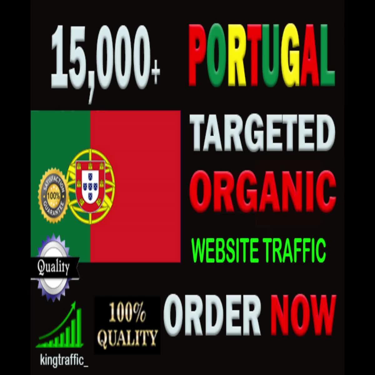 15,000 High Quality Portuguese web visitors real targeted Genuine web traffic from Portugal