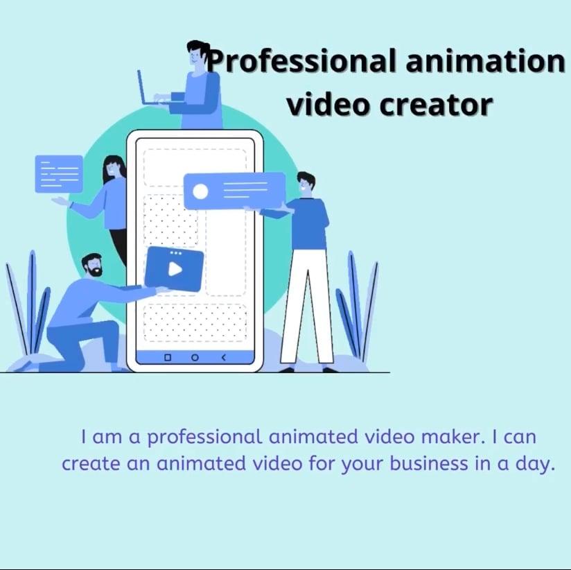 Professional animation video creator 