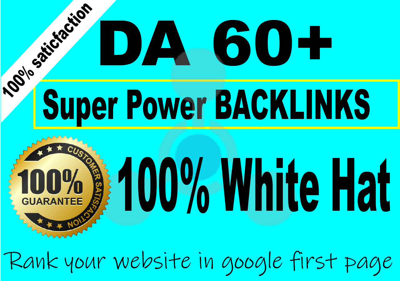 I will create 120 high da pa quality backlinks