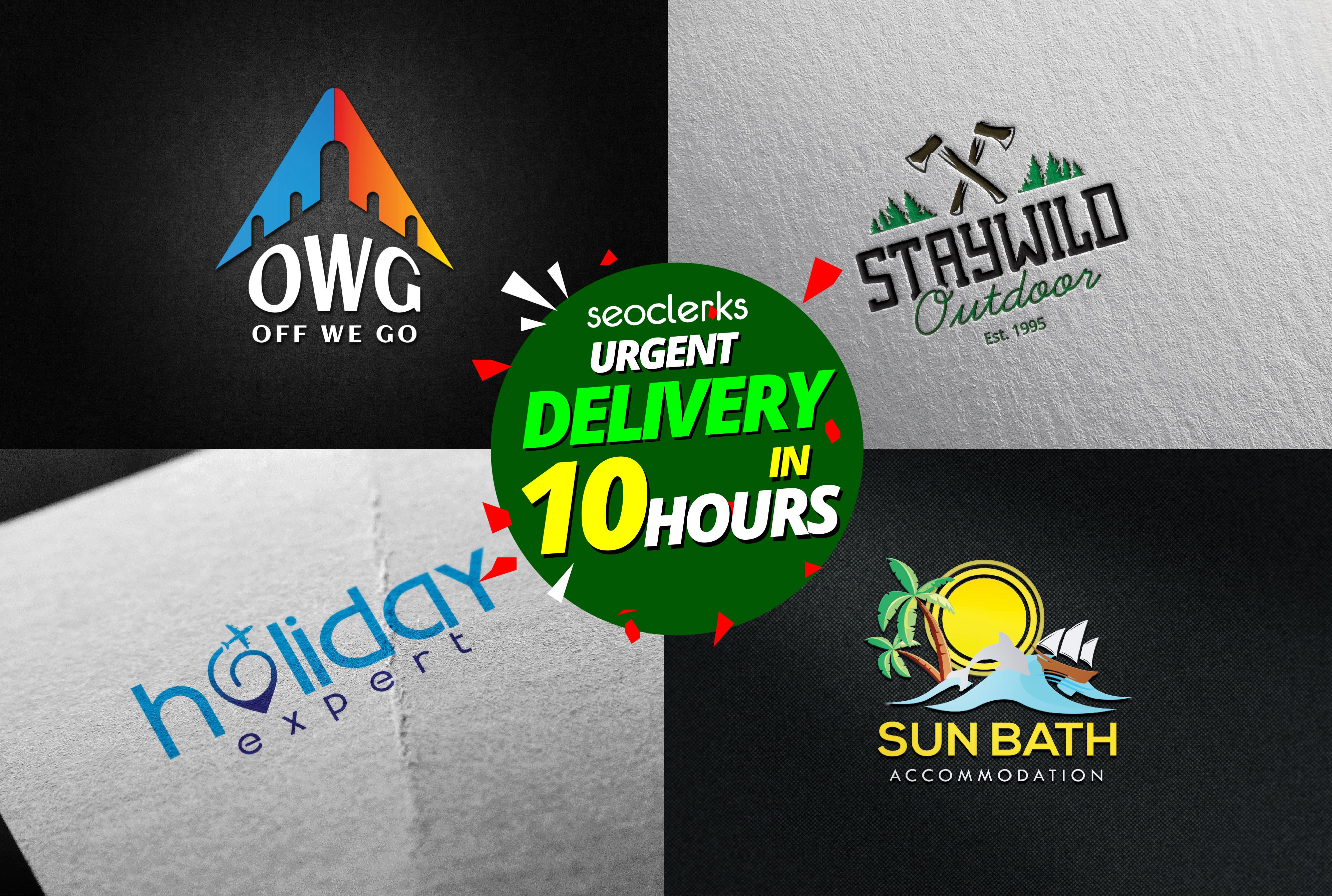 I will Design 3 travel tour blog vlog website logo for your business