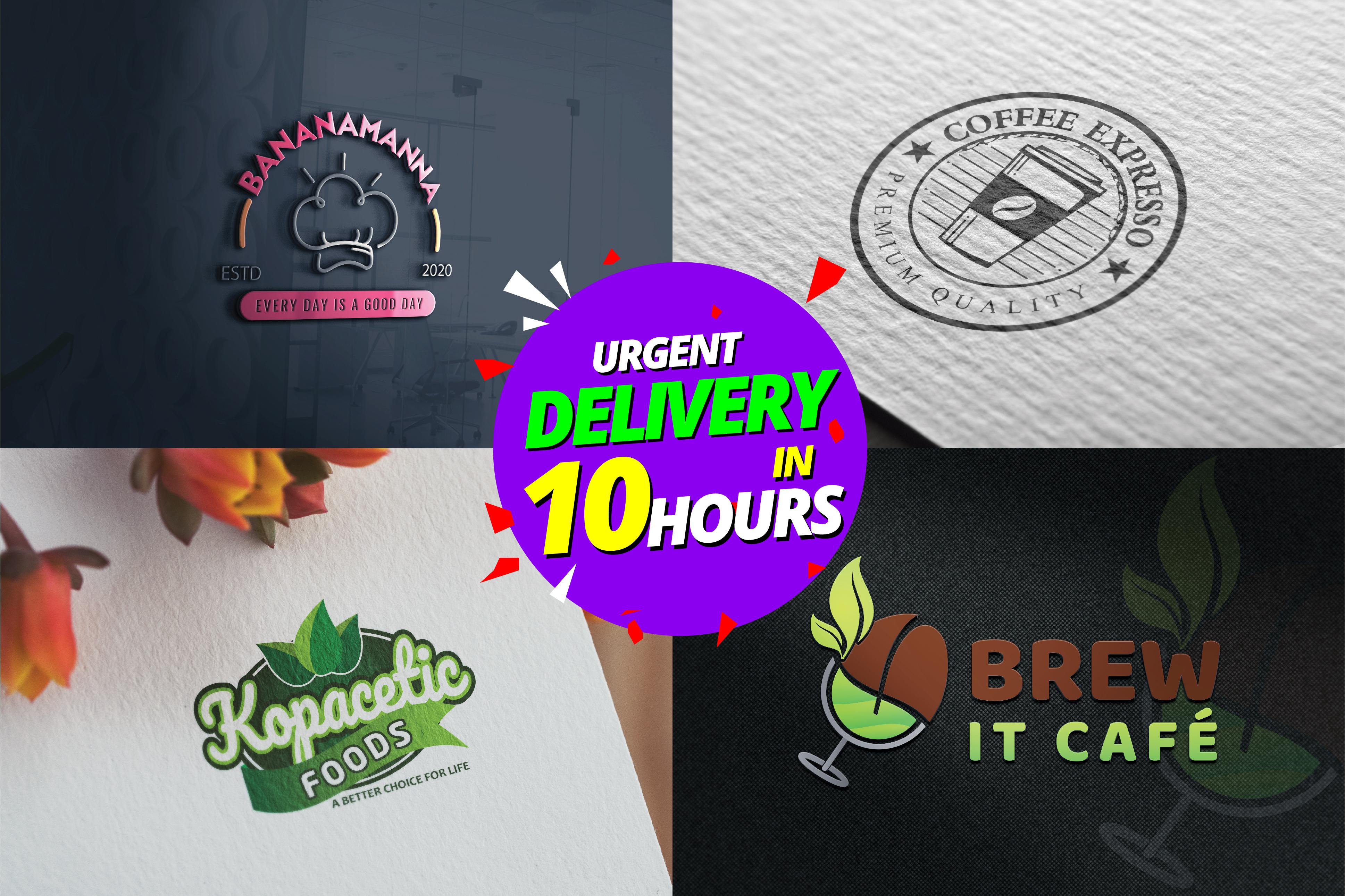 I will design 3 cupcake bakery restaurant chef food logo design