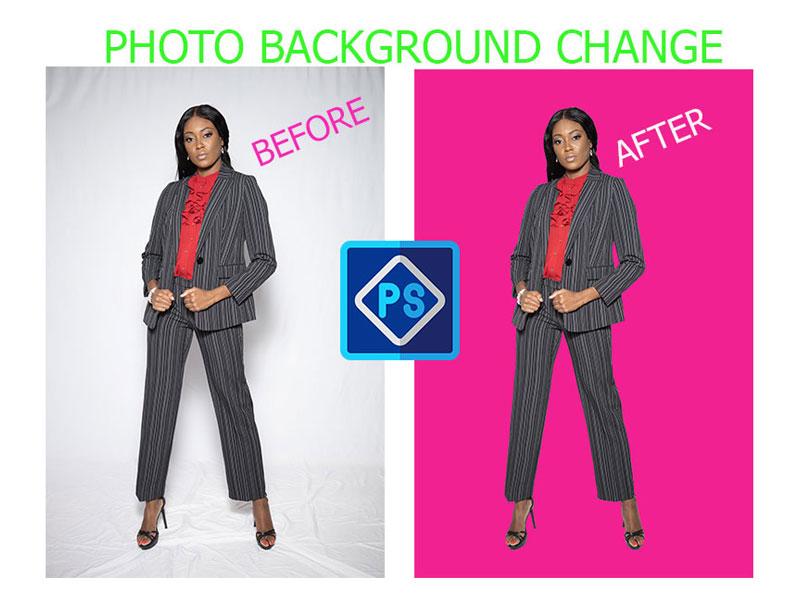I will do 20 Photos Background Change with photoshop in 24 Hours