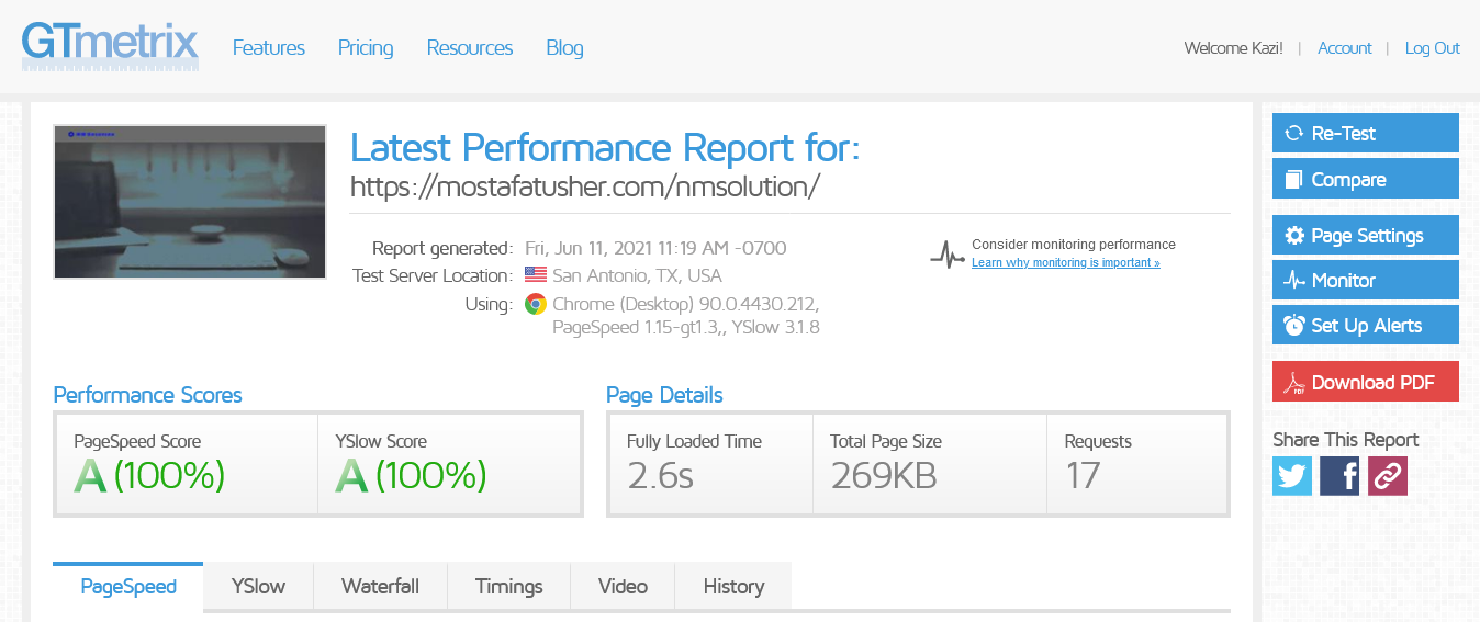I will do wordpress speed optimization gtmetrix google page speed
