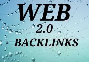 I will create perfectly 20 high authority web 2.0 backlinks for you