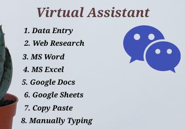 I Will create perfect Data entry, Web research, PDF to Excel,Word excel & copy paste