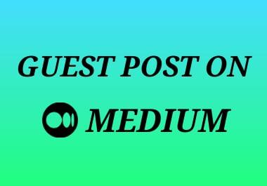 I Will Write And Publish A Guest Post On Medium For You With Permanent Backlinks and Google index