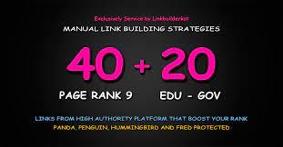 40 Pr9+20 Edu Gov High Trust Authority Safe SEO Backlinks for Ranking Your Blog, Sites or Youtube...