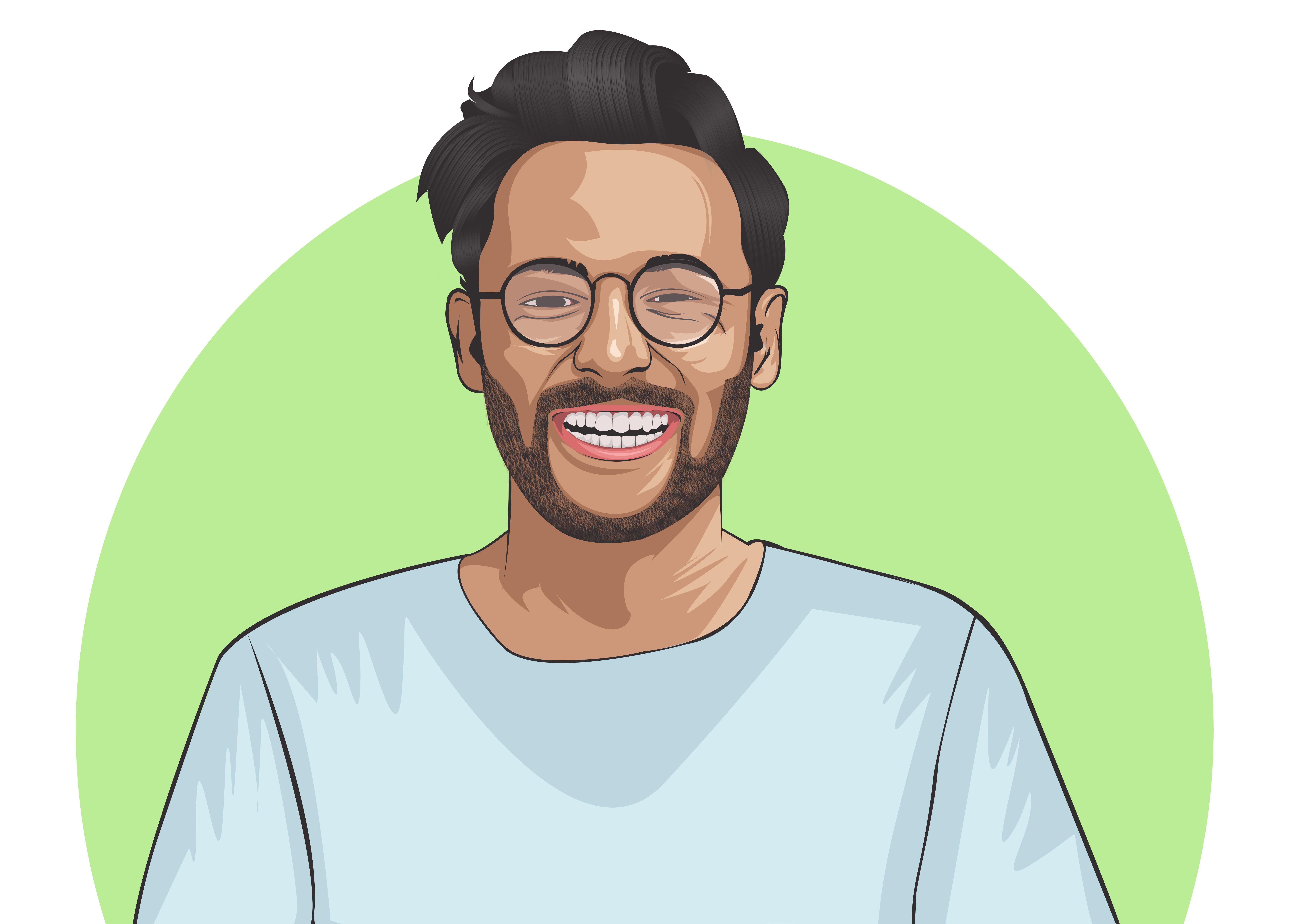 I will Draw an amazing cartoon portrait for you