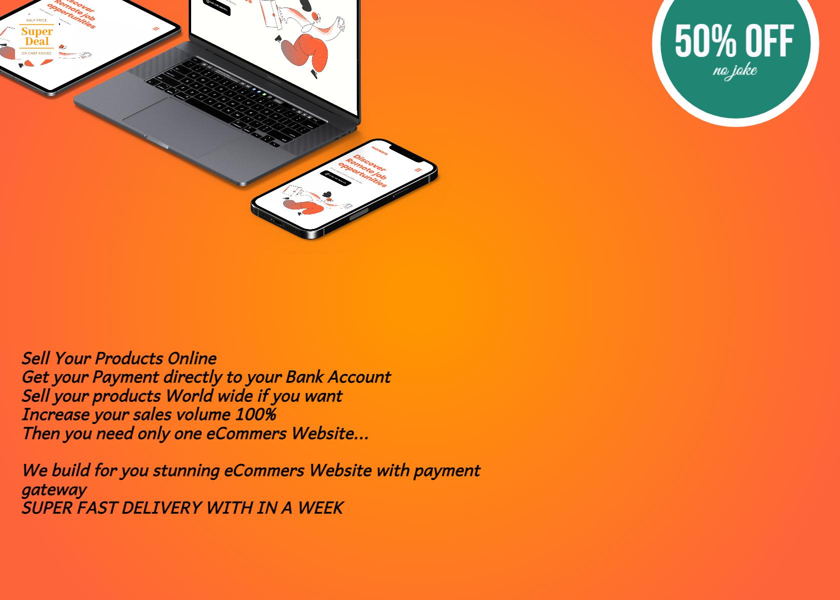 e-commerce website developement 