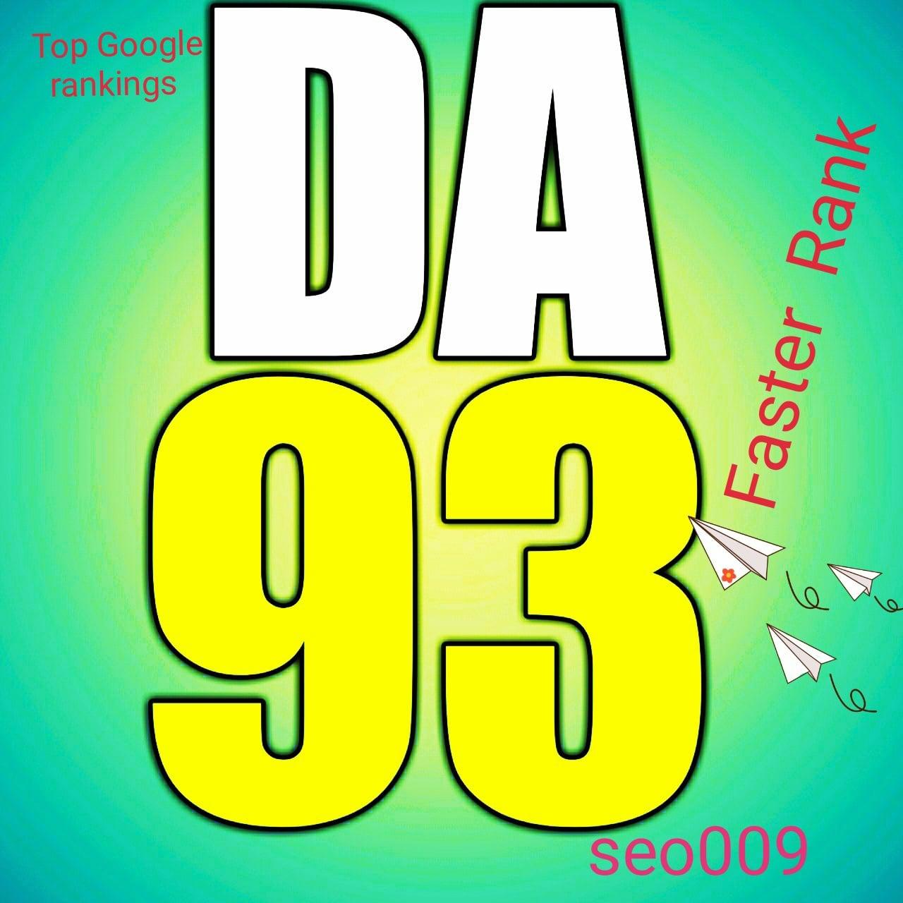 Google search rank Web2.0 DA93-60 follow 160 backlinks white hat hat building service 