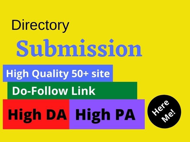 I will do 50 HQ web directory backlinks 
