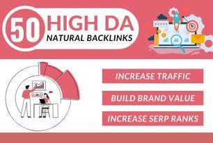 Make 50 high da dofollow SEO backlinks for google top ranking