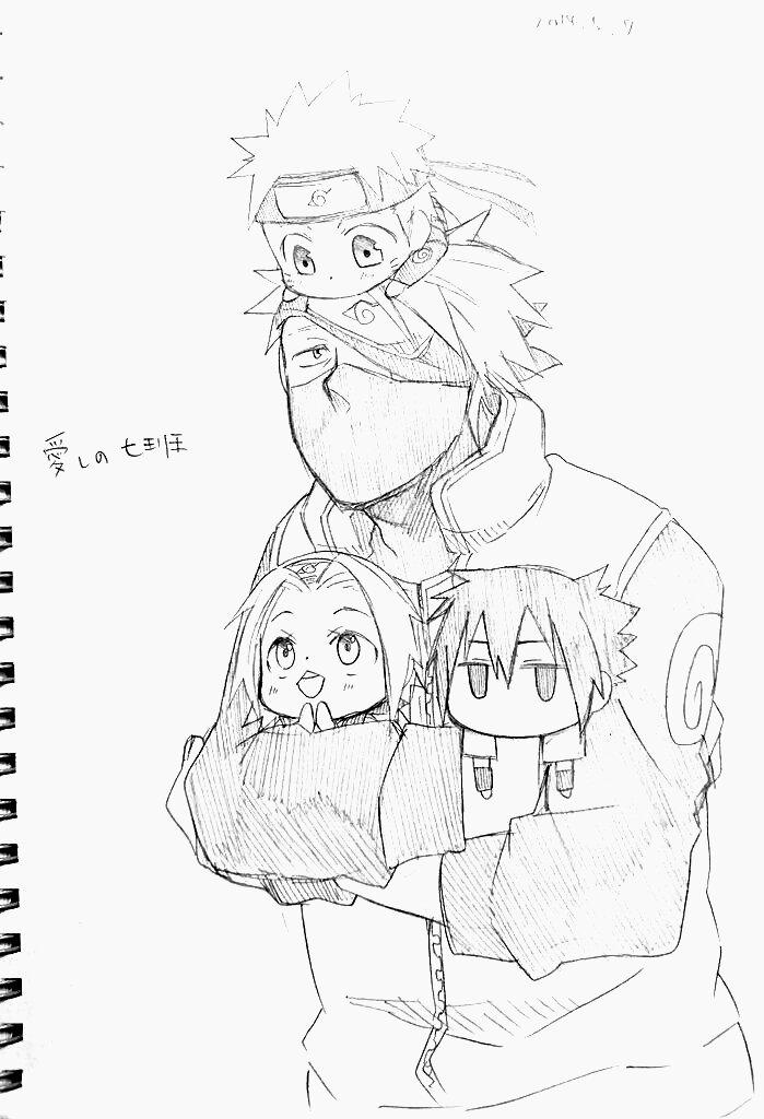 Cute Team 7 Drawing I Did Hope You Enjoy 