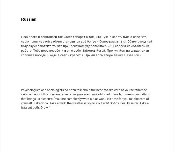 Language translation and photo editor