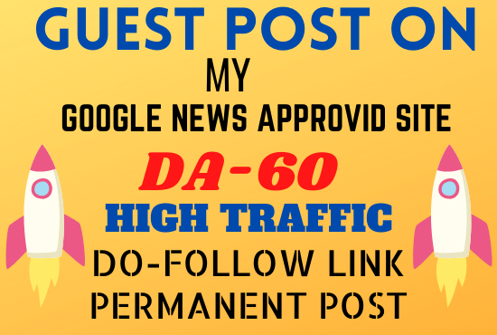 I will do guest post on my high DA DR general site