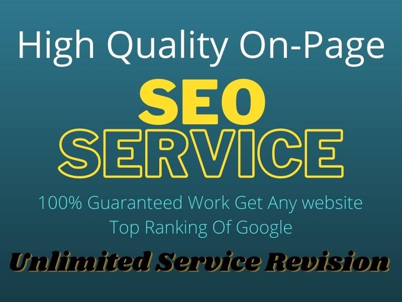High Quality SEO Service To Get Top Ranking Of Google