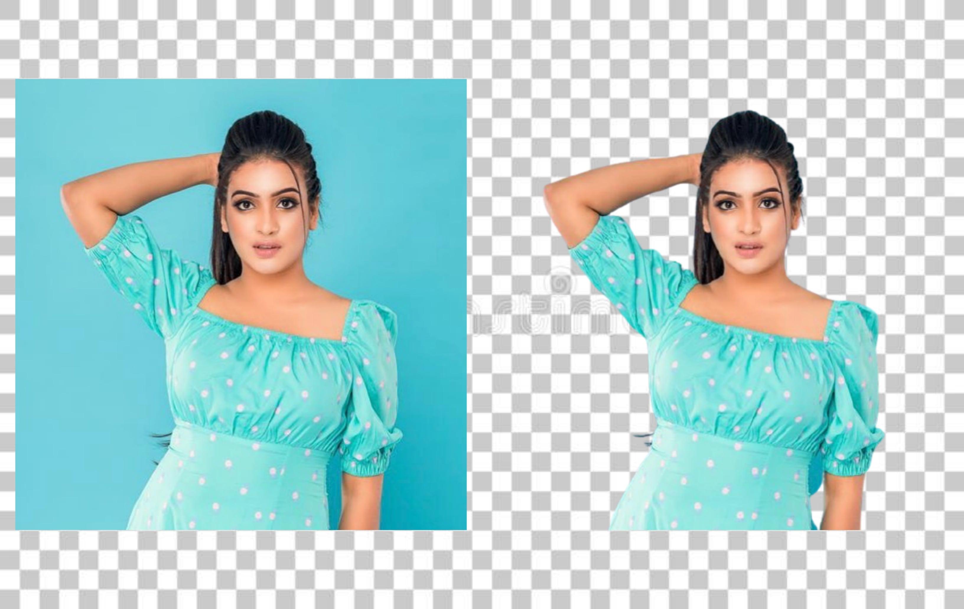 I will remove background 5 images in white or transparent