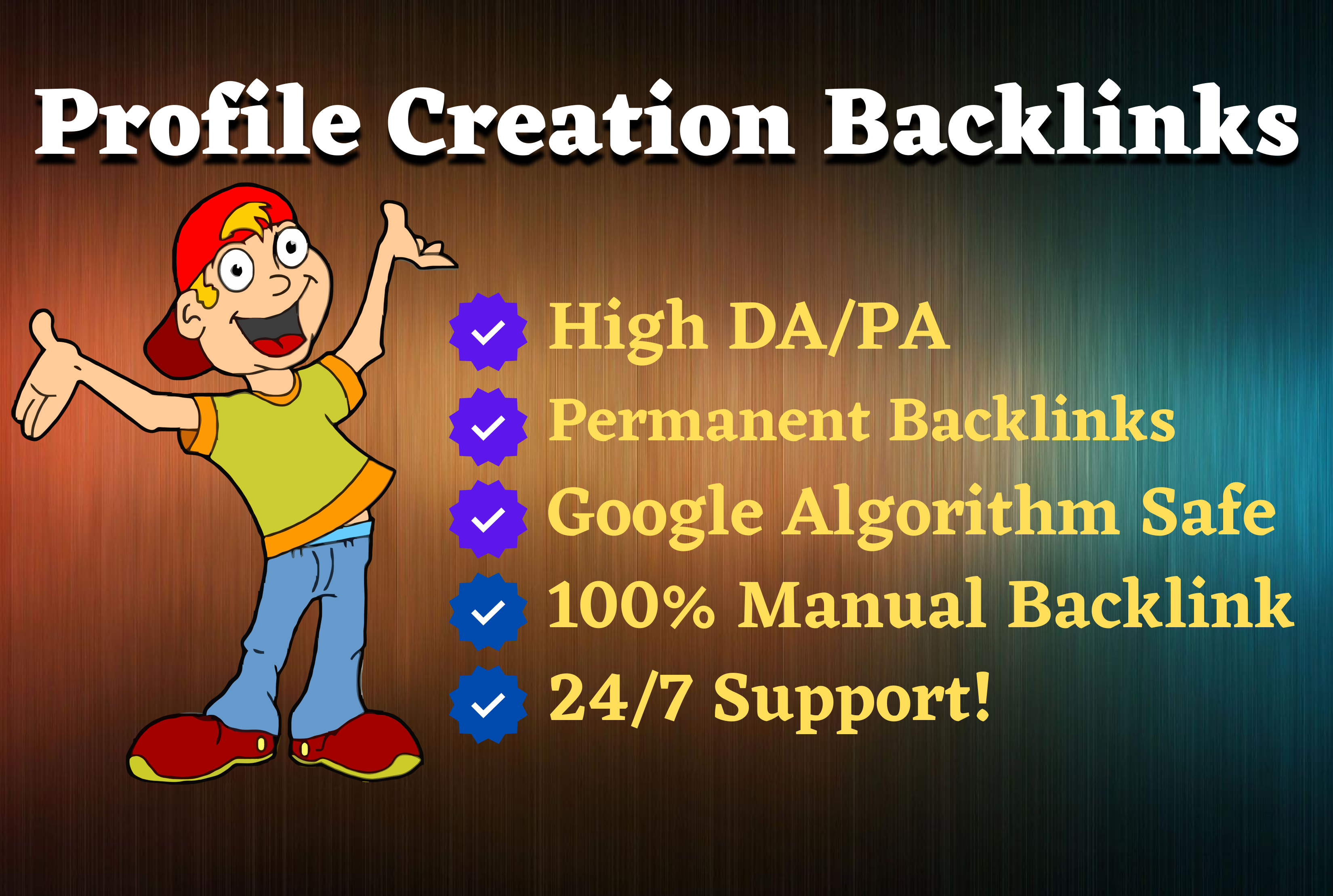 I will do manually 200 high quality Profile Creation backlinks for SEO link building