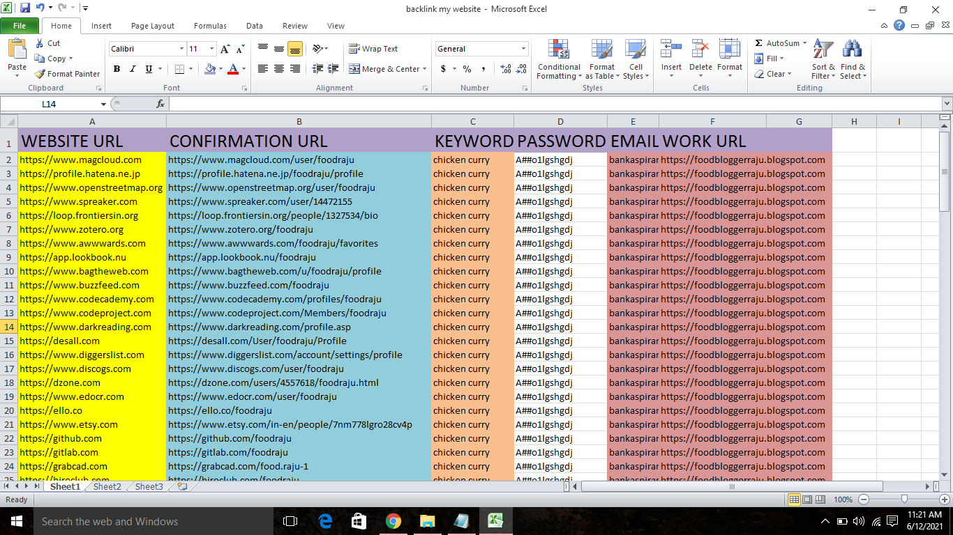 I will build 100 high quality profile backlinks manually 