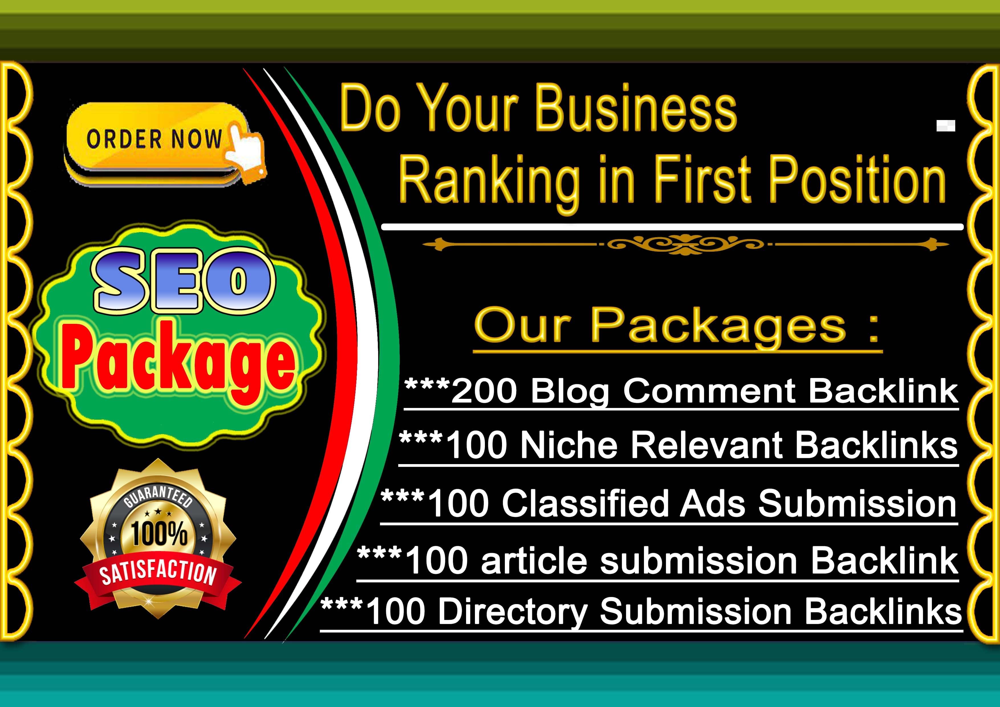 I Will Do 600 SEO Backlink in a Package For Google Top Ranking