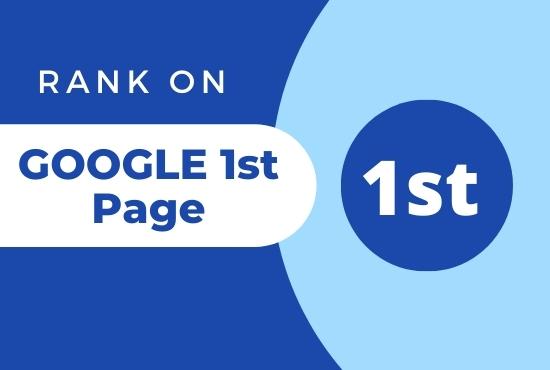 I can provide a guaranteed ranking of your website on the 1st page of Google