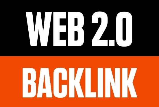 Create 30 High-Quality web 2.0 Backlinks in your website