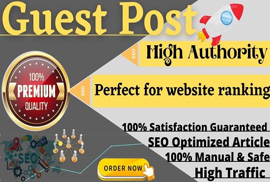 I Will Publish 10 High Quality Guest Posts On DA 55+ Website with SEO Backlinks, Link Building