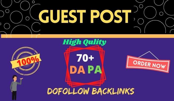 I will publish 12 High Quality guest post SEO backlinks on 80+ DA sites 