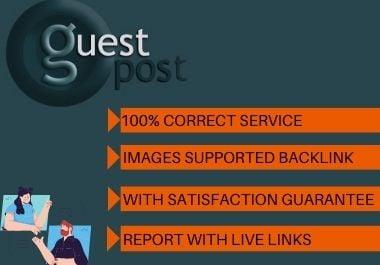 Write And Publish 8 Guest Post On High DA website with Dofollow Backlink 