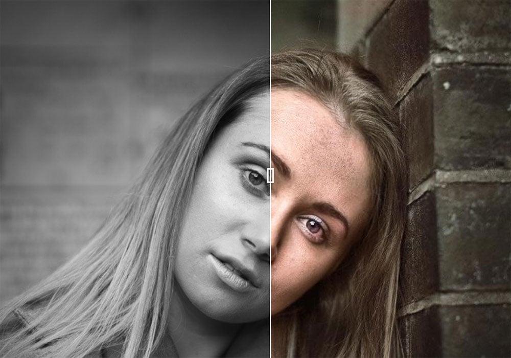 I am converting black and white photos into color