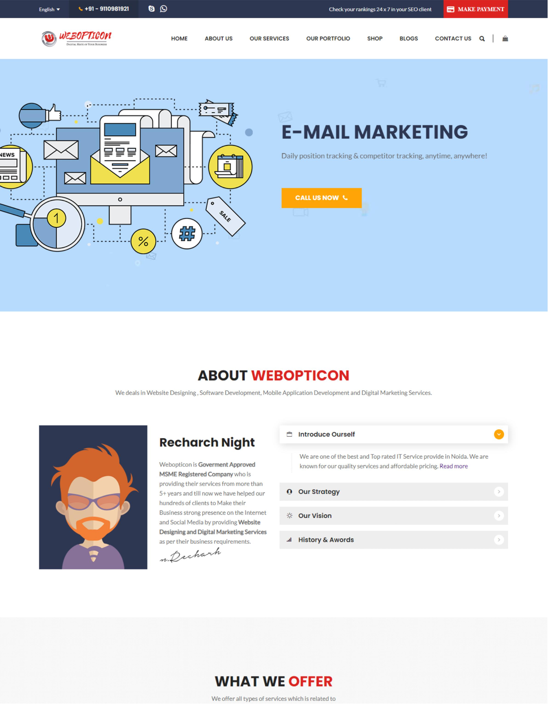 I will develop WordPress Business and WordPress E-commerce Website 