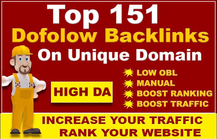 Provide Manual 151 Blog Comment Dofollow Seo Backlinks On Unique Domain