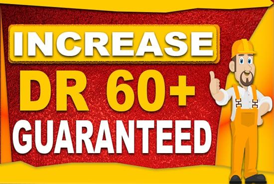 Increase ahrefs domain rating DR 50 with dofollow backlinks