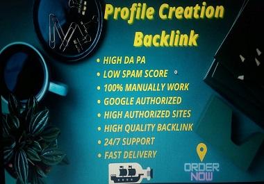  100 do-follow high quality profile creation backlinks