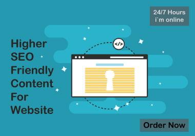 SEO friendly Content 2000 words for Website