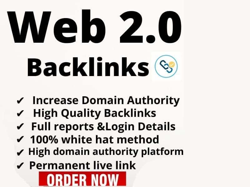 I will create 1000 web 2 0 seo dofollow backlinks service da70 plus