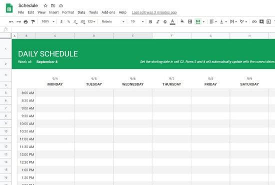 I will make your companys google sheet all in one