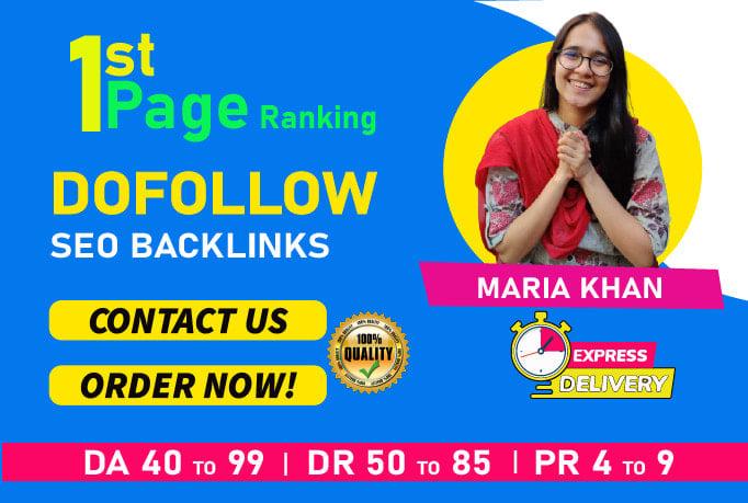 build 750 high authority SEO dofollow backlinks