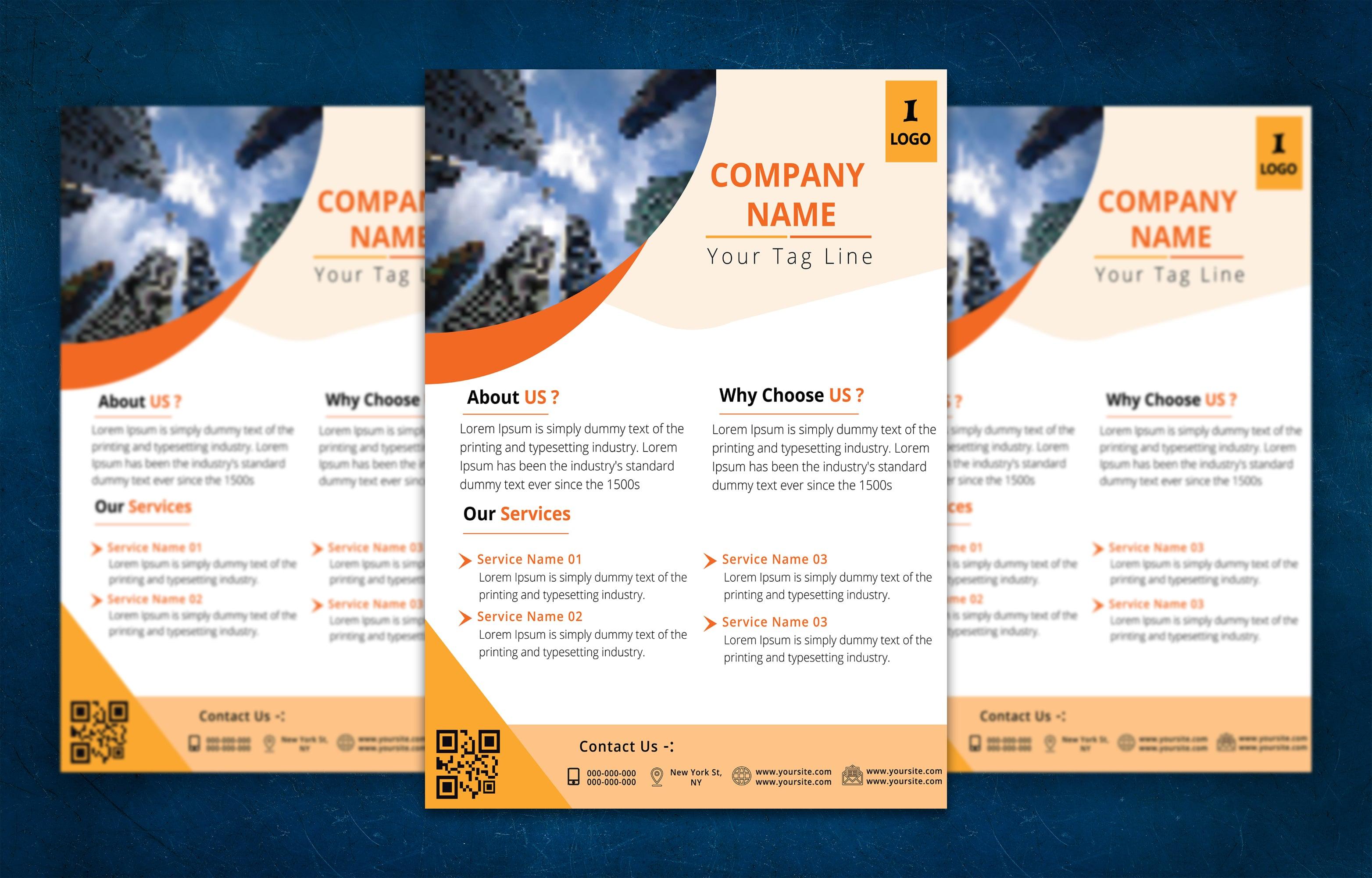 i will create professional business flyer design