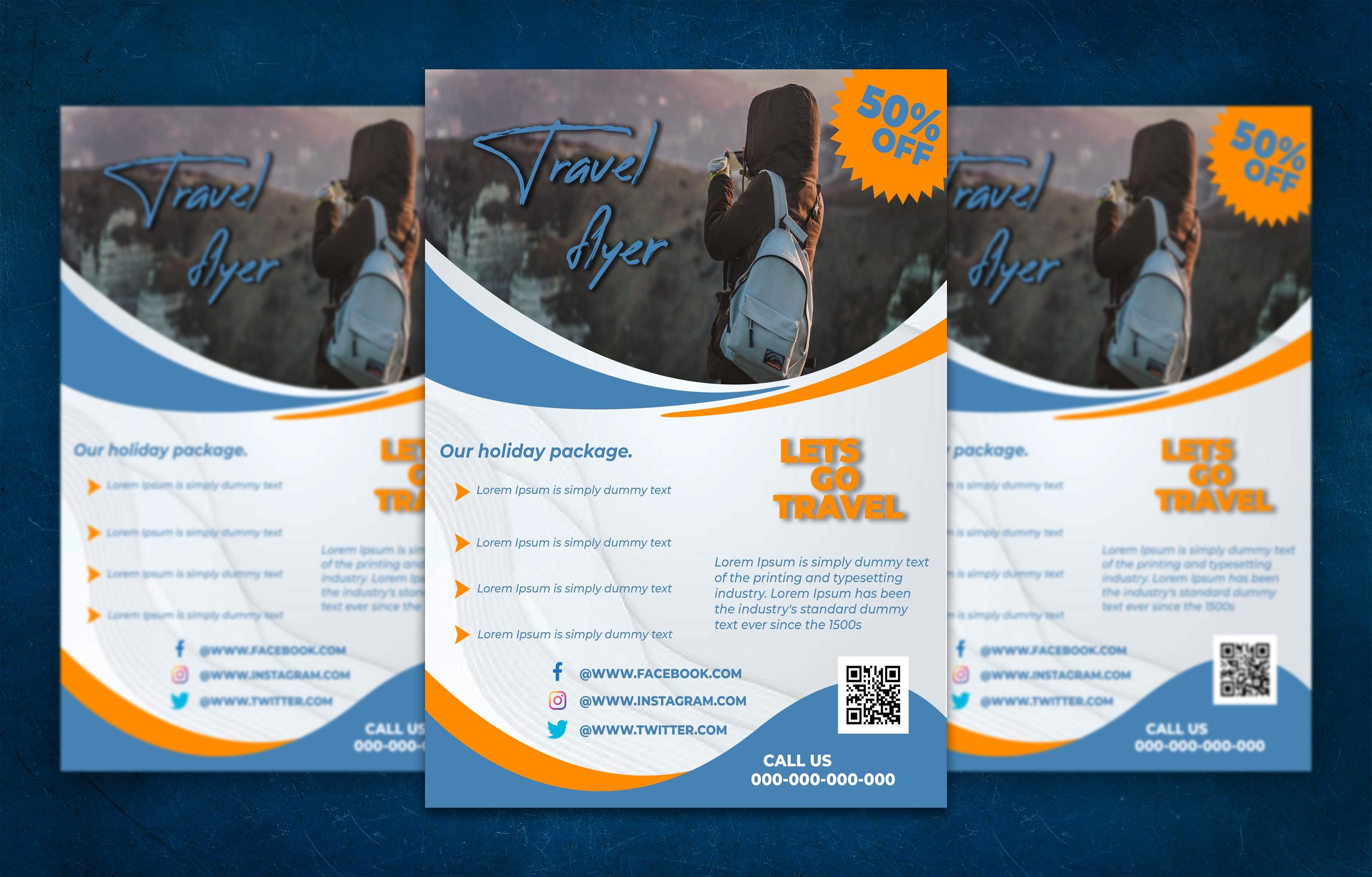 i will create professional business flyer design