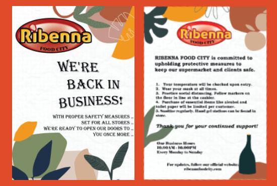 I do unique, minimalist Flyers for your Events & your business.