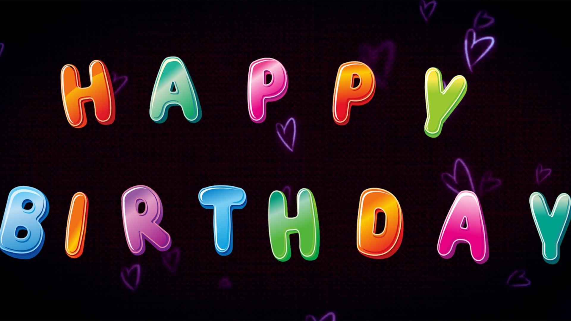 I will make create an amazing happy birthday photo slideshow video	