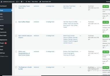 I will do wordpress deep onpage SEO with rank math or yoast