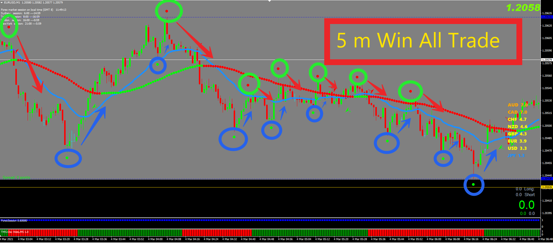 Daily Price Action 100% Profitable 5m Binary Indicator Pack 
