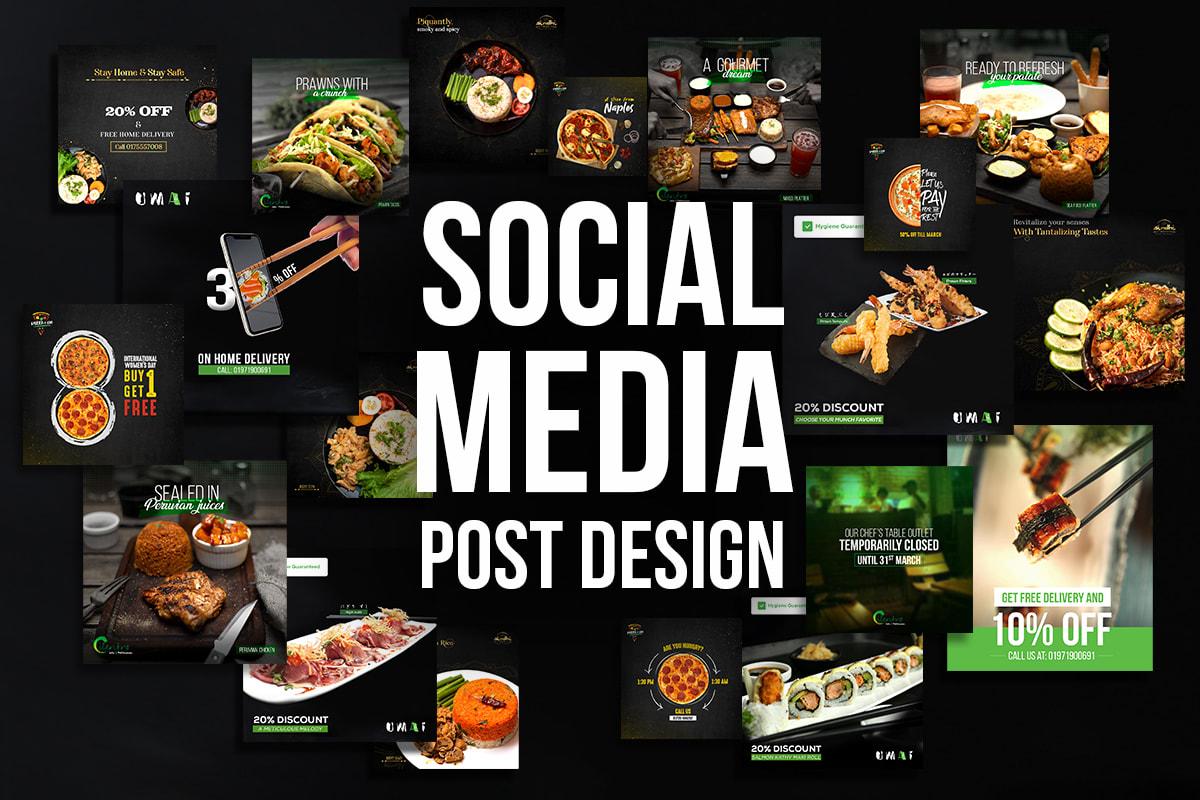 I will create unique social media posts designs