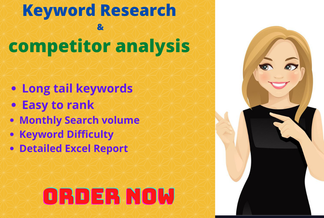 I will do impressive SEO keyword research and competitor analysis
